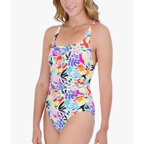 Caribbean Joe Other - New Caribbean Joe Women's Summer’s Garden Swimsuit